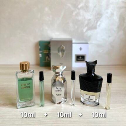 Pack d'été decantes 10ml ( King of paradise + Marwa + Venti)